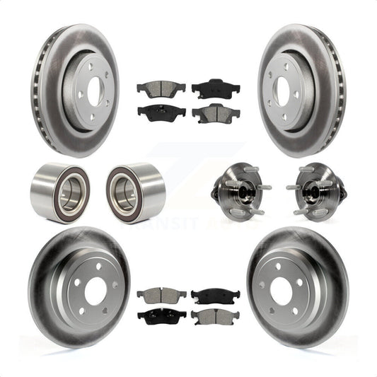 [Avant + Arrière] Kit d'ensemble roulement de roue et moyeu pour Dodge Durango KBB-112333 par Transit Auto