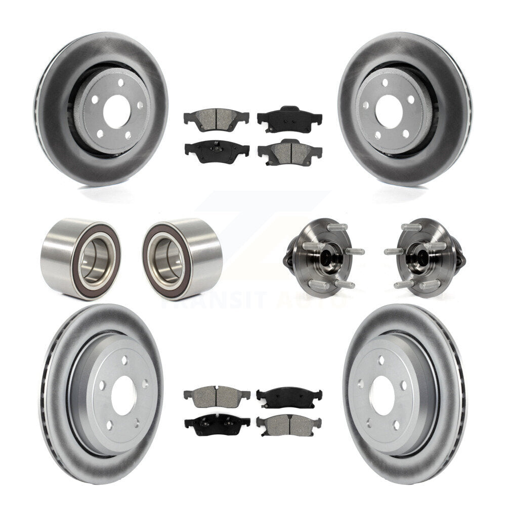 [Avant + Arrière] Kit d'ensemble roulement de roue et moyeu pour Dodge Durango Jeep Grand Cherokee KBB-112334
