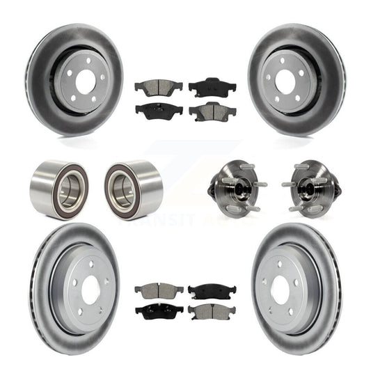 [Avant + Arrière] Kit d'ensemble roulement de roue et moyeu pour Dodge Durango Jeep Grand Cherokee KBB-112334