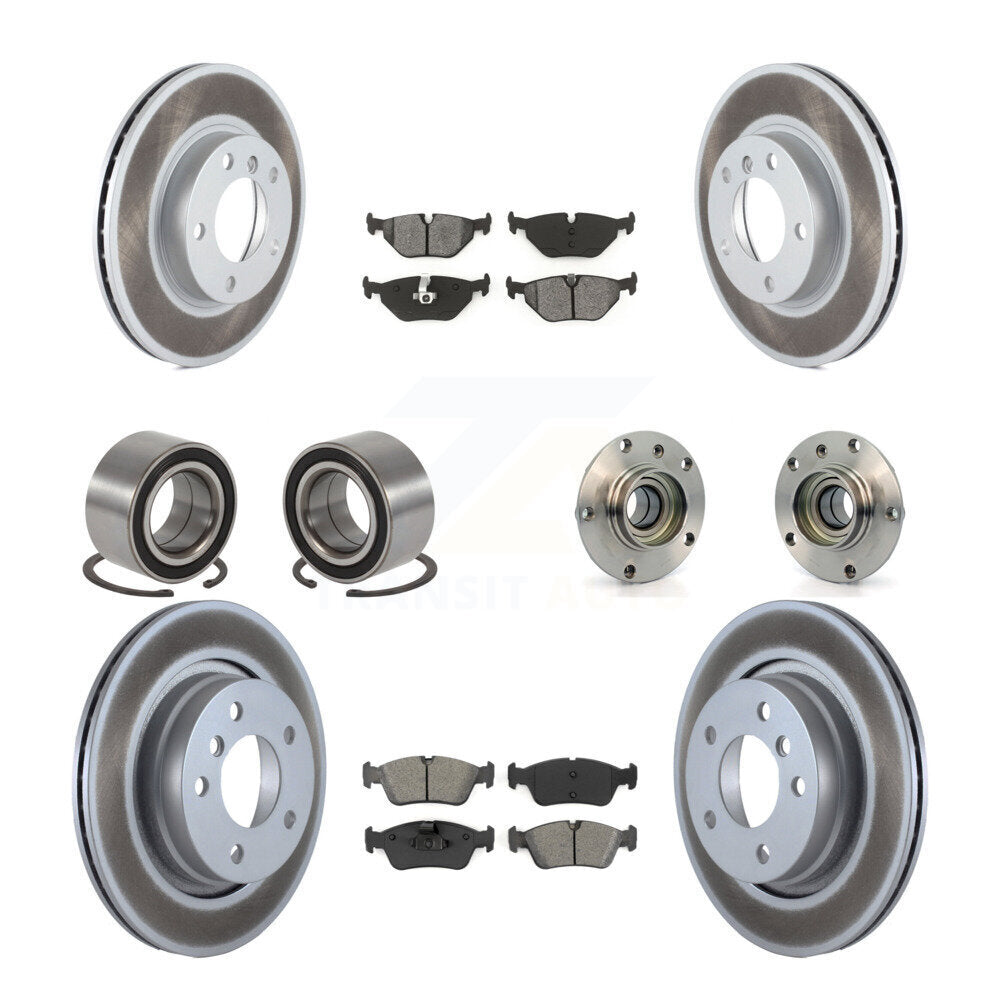 [Avant + Arrière] Kit d'ensemble roulement de roue et moyeu pour 1998 BMW 328i 328is avec 294mm Diameter Rotor KBB-112377