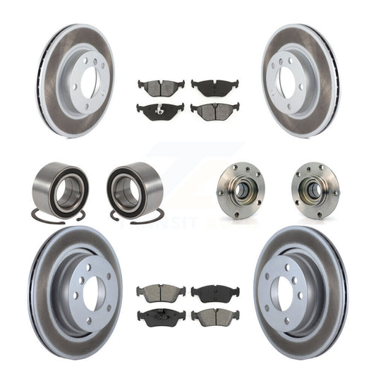 [Avant + Arrière] Kit d'ensemble roulement de roue et moyeu pour 1998 BMW 328i 328is avec 294mm Diameter Rotor KBB-112377