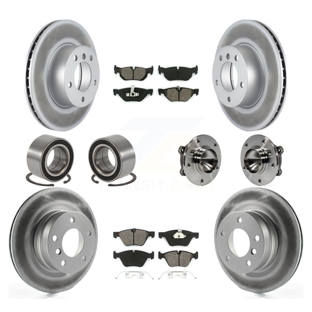 [Avant + Arrière] Kit d'ensemble roulement de roue et moyeu pour 2008-2013 BMW 128i KBB-112382