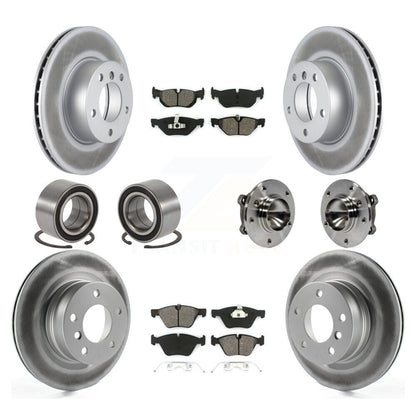 [Avant + Arrière] Kit d'ensemble roulement de roue et moyeu pour 2008-2013 BMW 128i KBB-112382