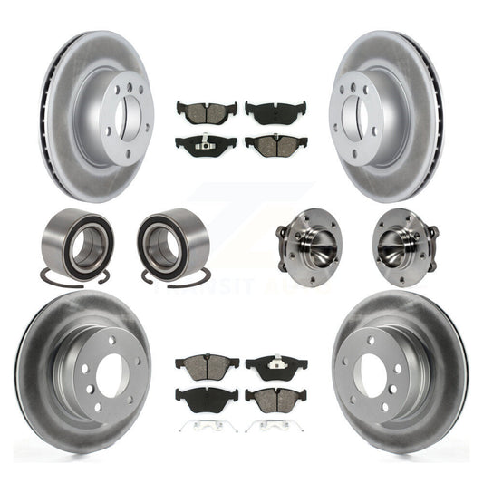 [Avant + Arrière] Kit d'ensemble roulement de roue et moyeu pour 2008-2013 BMW 128i KBB-112382