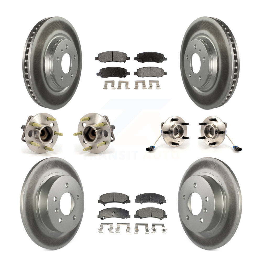 [Avant + Arrière] Kit d'ensemble roulement de roue et moyeu pour 2006-2011 Buick Lucerne 4.6L KBB-112527
