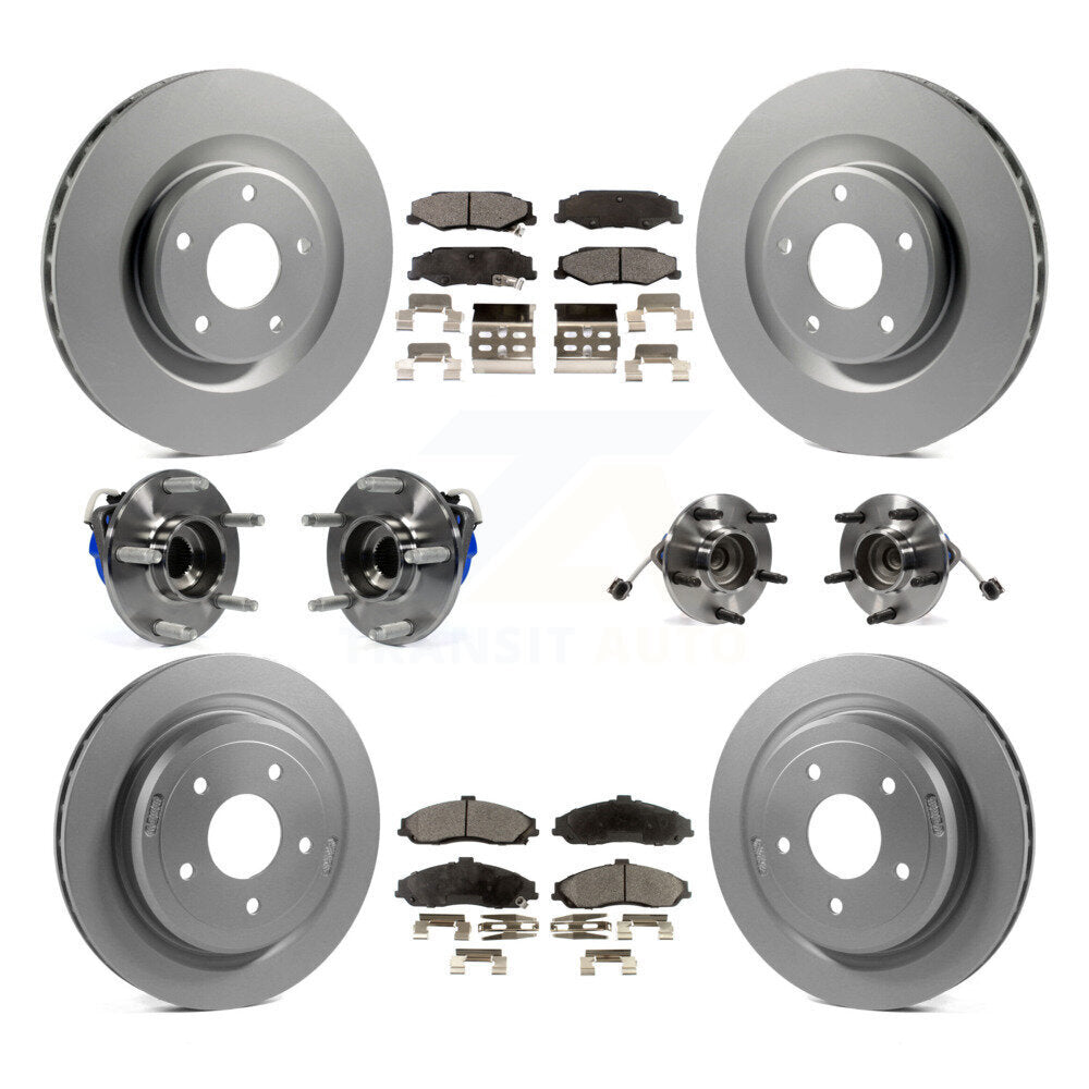 [Avant + Arrière] Kit d'ensemble roulement de roue et moyeu pour Chevrolet Corvette Cadillac XLR KBB-112536