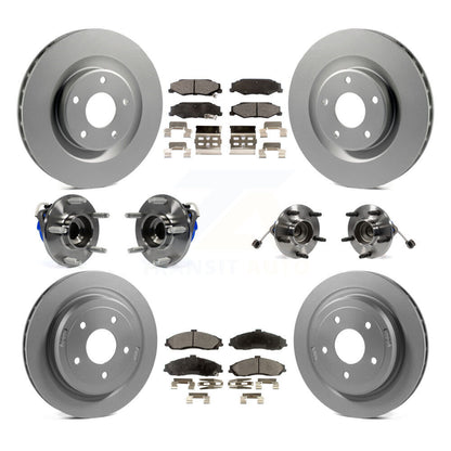 [Avant + Arrière] Kit d'ensemble roulement de roue et moyeu pour Chevrolet Corvette Cadillac XLR KBB-112536