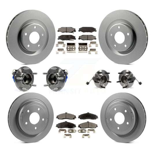 [Avant + Arrière] Kit d'ensemble roulement de roue et moyeu pour Chevrolet Corvette Cadillac XLR KBB-112536