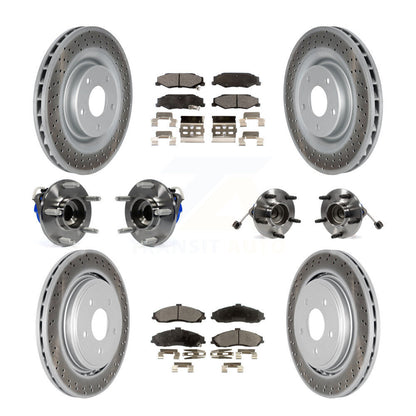[Avant + Arrière] Kit d'ensemble roulement de roue et moyeu pour Chevrolet Corvette Cadillac XLR KBB-112538