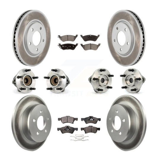 [Avant + Arrière] Kit d'ensemble roulement de roue et moyeu pour Dodge Grand Caravan Chrysler Town & Country KBB-112545