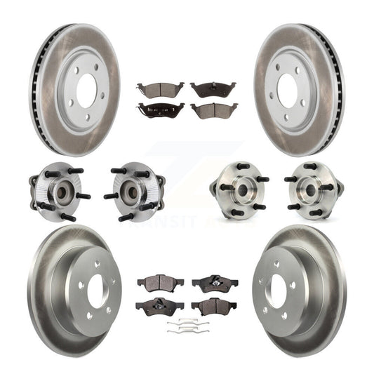 [Avant + Arrière] Kit d'ensemble roulement de roue et moyeu pour Dodge Grand Caravan Chrysler Town & Country KBB-112549