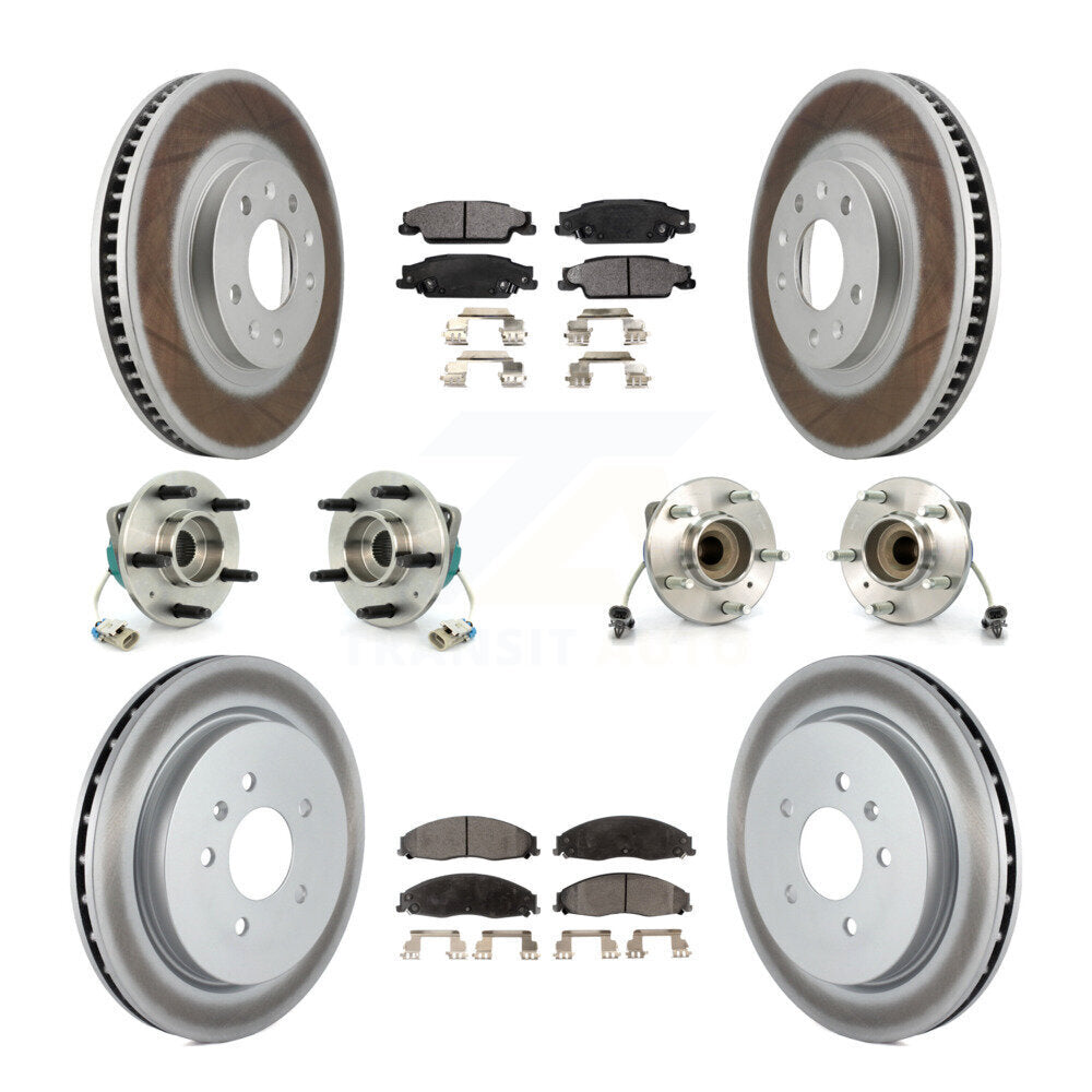 [Avant + Arrière] Kit d'ensemble roulement de roue et moyeu pour Cadillac CTS avec Standard Suspension KBB-112556