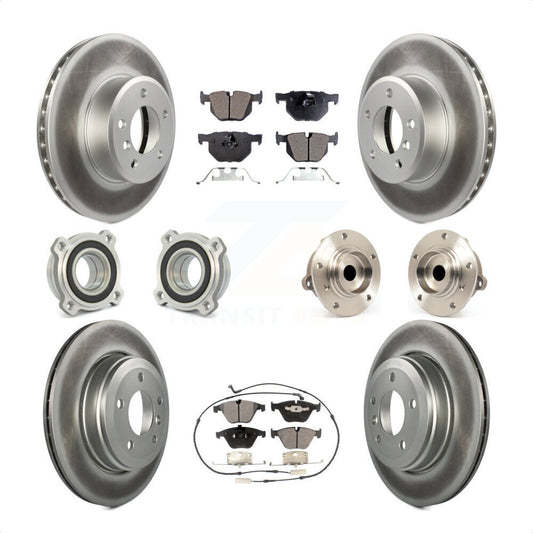 [Avant + Arrière] Kit d'ensemble roulement de roue et moyeu pour BMW 530i 525i 528i KBB-112557 par Transit Auto