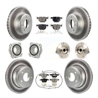 [Avant + Arrière] Kit d'ensemble roulement de roue et moyeu pour 2010 BMW 528i KBB-112558 par Transit Auto