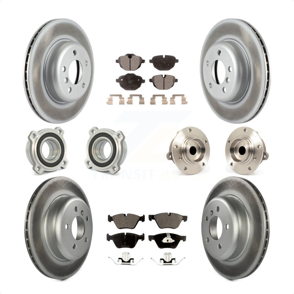 [Avant + Arrière] Kit d'ensemble roulement de roue et moyeu pour 2011 BMW 528i sans Performance Brakes KBB-112559 par Transit Auto