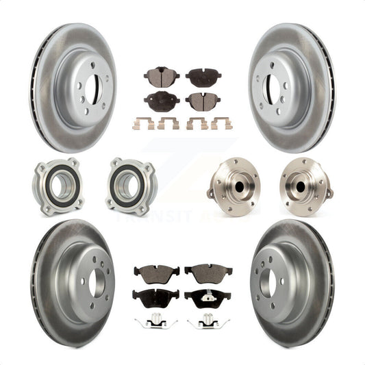 [Avant + Arrière] Kit d'ensemble roulement de roue et moyeu pour 2011 BMW 528i sans Performance Brakes KBB-112559 par Transit Auto