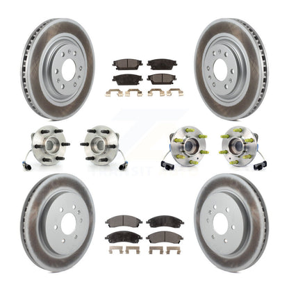 [Avant + Arrière] Kit d'ensemble roulement de roue et moyeu pour Cadillac SRX AWD KBB-112566