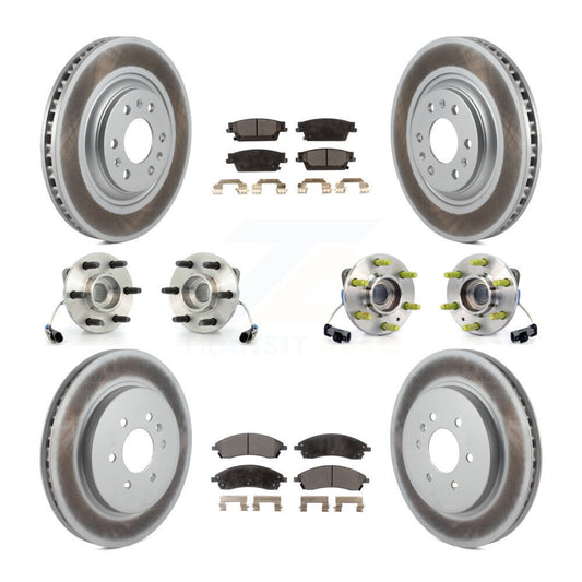 [Avant + Arrière] Kit d'ensemble roulement de roue et moyeu pour Cadillac SRX AWD KBB-112566