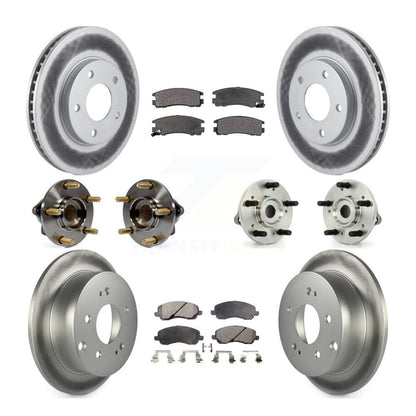 [Avant + Arrière] Kit d'ensemble roulement de roue et moyeu pour Mitsubishi Galant KBB-112580