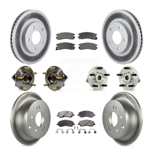 [Avant + Arrière] Kit d'ensemble roulement de roue et moyeu pour Mitsubishi Galant KBB-112580