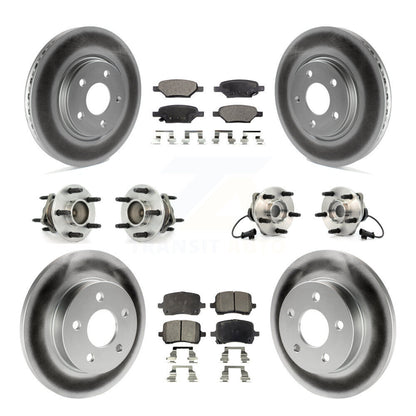 [Avant + Arrière] Kit d'ensemble roulement de roue et moyeu pour Chevrolet Malibu HHR Pontiac G6 KBB-112583