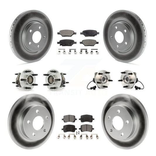 [Avant + Arrière] Kit d'ensemble roulement de roue et moyeu pour Chevrolet Malibu Pontiac G6 Saturn Aura KBB-112584