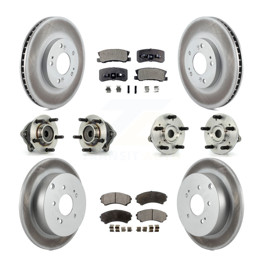 [Avant + Arrière] Kit d'ensemble roulement de roue et moyeu pour Mitsubishi Endeavor FWD KBB-112588