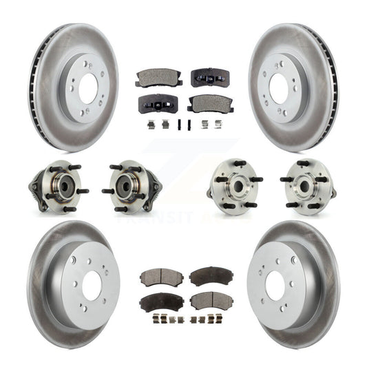 [Avant + Arrière] Kit d'ensemble roulement de roue et moyeu pour Mitsubishi Endeavor FWD KBB-112588