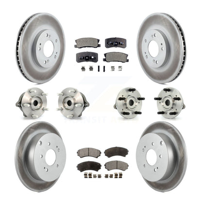 [Avant + Arrière] Kit d'ensemble roulement de roue et moyeu pour Mitsubishi Endeavor AWD KBB-112589