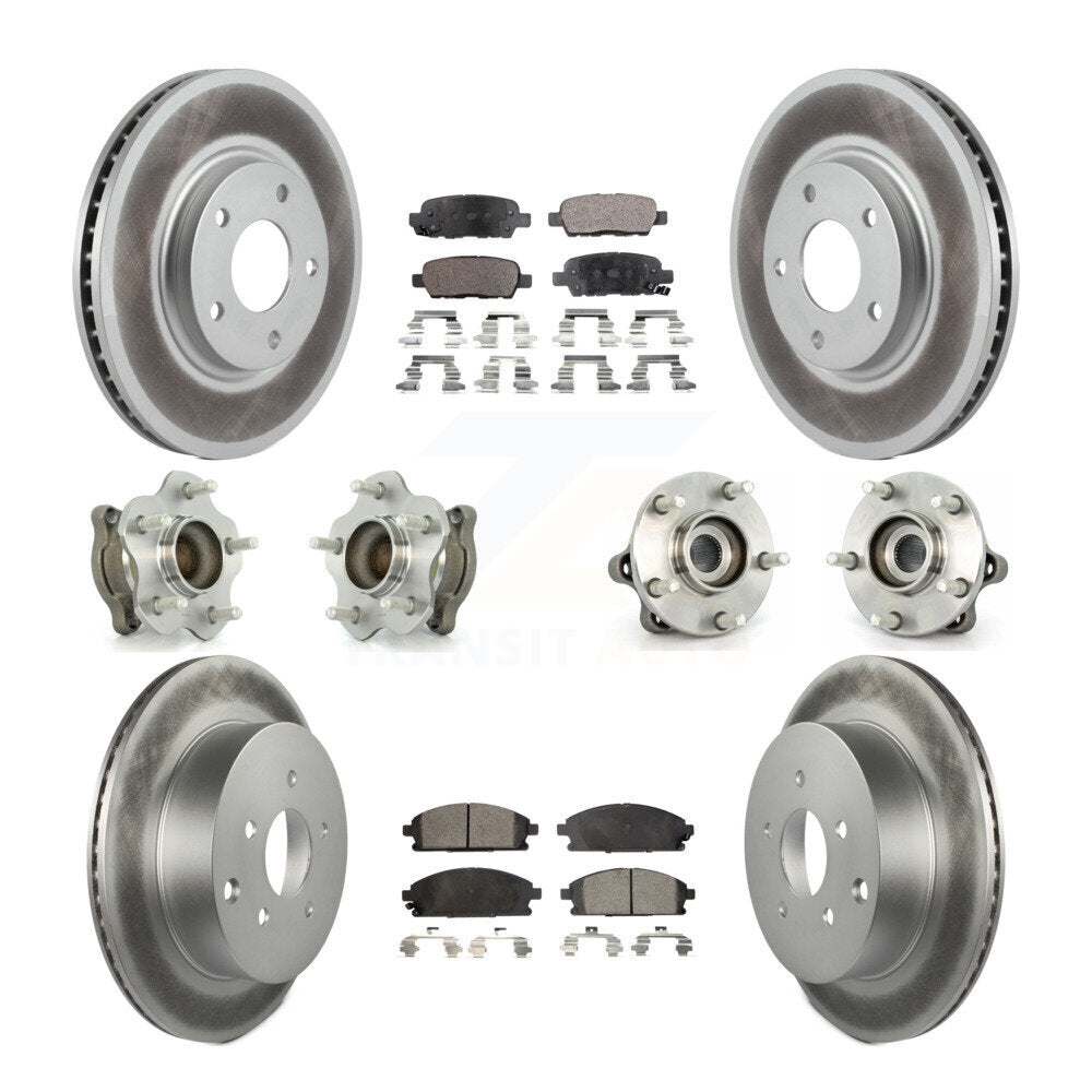 [Avant + Arrière] Kit d'ensemble roulement de roue et moyeu pour 2004-2009 Nissan Quest KBB-112590