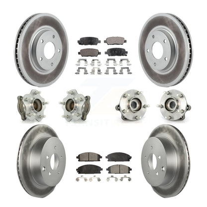[Avant + Arrière] Kit d'ensemble roulement de roue et moyeu pour 2004-2009 Nissan Quest KBB-112590