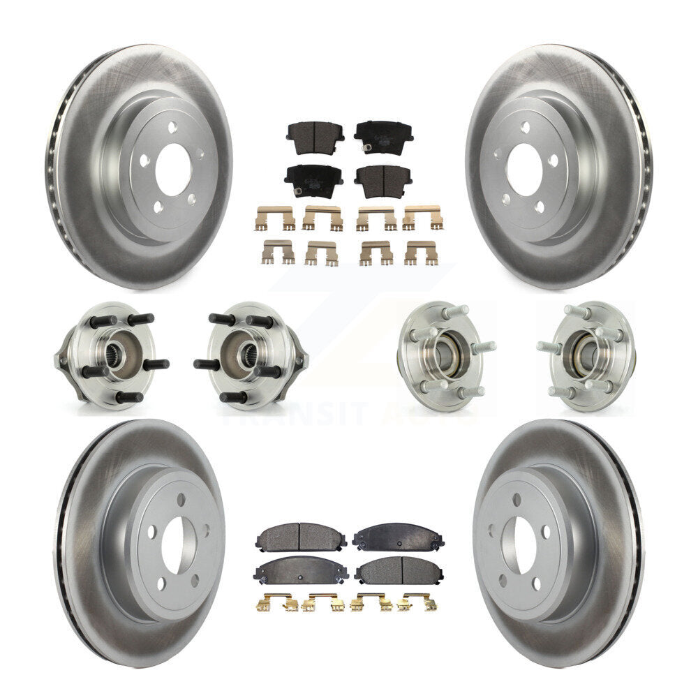 [Avant + Arrière] Kit d'ensemble roulement de roue et moyeu pour Chrysler 300 Dodge Charger Magnum KBB-112599