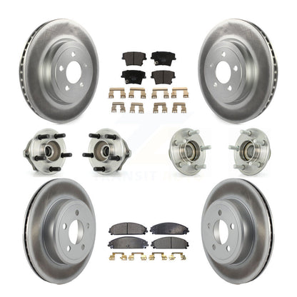 [Avant + Arrière] Kit d'ensemble roulement de roue et moyeu pour Chrysler 300 Dodge Charger Magnum KBB-112599