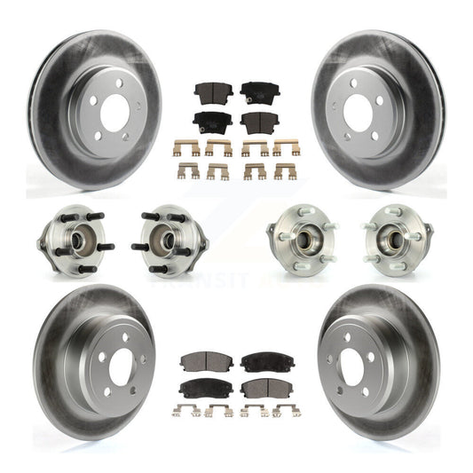 [Avant + Arrière] Kit d'ensemble roulement de roue et moyeu pour Dodge Charger Magnum AWD avec 2.7L KBB-112605