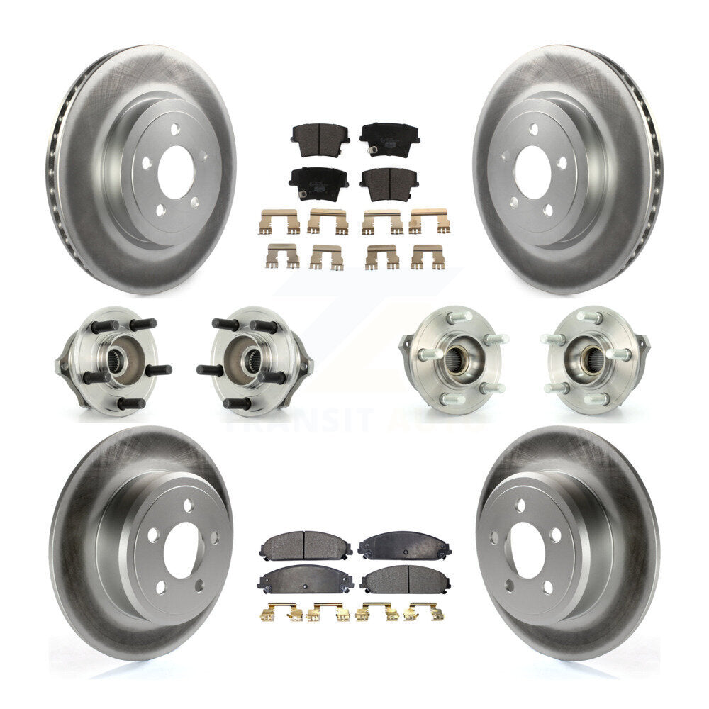 [Avant + Arrière] Kit d'ensemble roulement de roue et moyeu pour 2005-2006 Chrysler 300 AWD avec 3.5L KBB-112606
