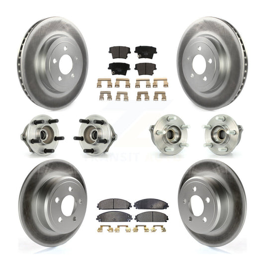 [Avant + Arrière] Kit d'ensemble roulement de roue et moyeu pour 2005-2006 Chrysler 300 AWD avec 3.5L KBB-112606