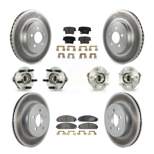 [Avant + Arrière] Kit d'ensemble roulement de roue et moyeu pour Chrysler 300 Dodge Charger Magnum KBB-112607