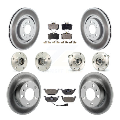 [Avant + Arrière] Kit d'ensemble roulement de roue et moyeu pour 2006 Volkswagen Jetta avec 280mm Diameter Rotor 7th 8th Digit Of VIN Is "9M" Or "1J" KBB-112619