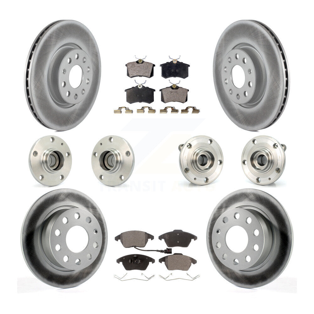 [Avant + Arrière] Kit d'ensemble roulement de roue et moyeu pour Volkswagen Jetta Beetle KBB-112625