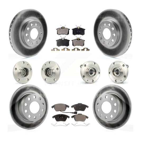 [Avant + Arrière] Kit d'ensemble roulement de roue et moyeu pour Volkswagen Jetta Beetle KBB-112631