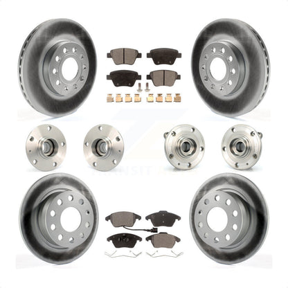[Avant + Arrière] Kit d'ensemble roulement de roue et moyeu pour 2013 Volkswagen Beetle 2.5L avec 253mm Diameter Rotor KBB-112656 par Transit Auto