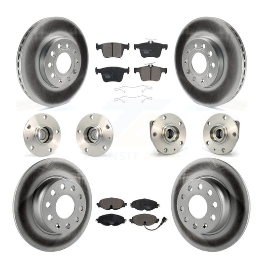 [Avant + Arrière] Kit d'ensemble roulement de roue et moyeu pour 2015-2019 Volkswagen e-Golf KBB-112665