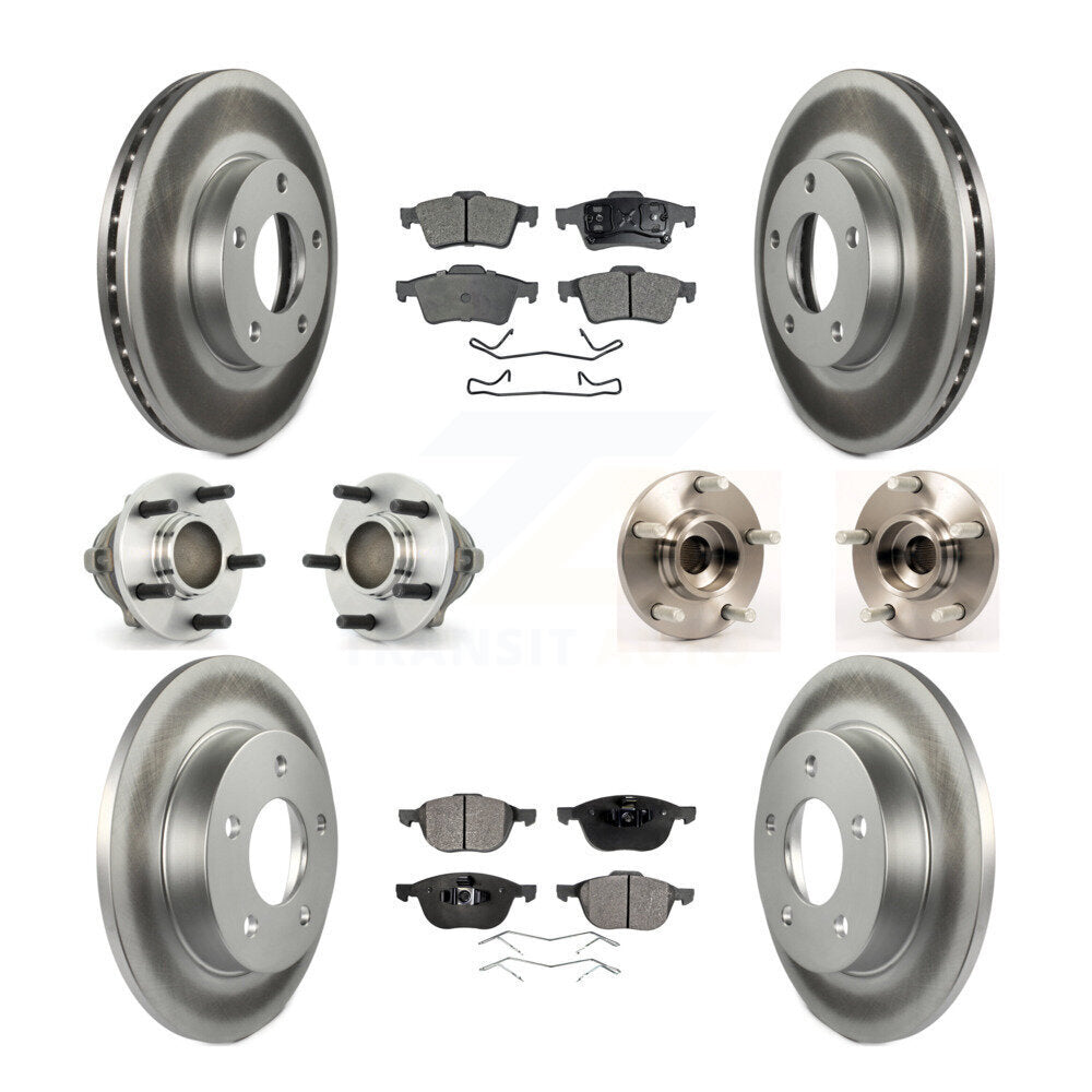 [Avant + Arrière] Kit d'ensemble roulement de roue et moyeu pour Mazda 3 2.0L avec 4-Wheel ABS KBB-112669