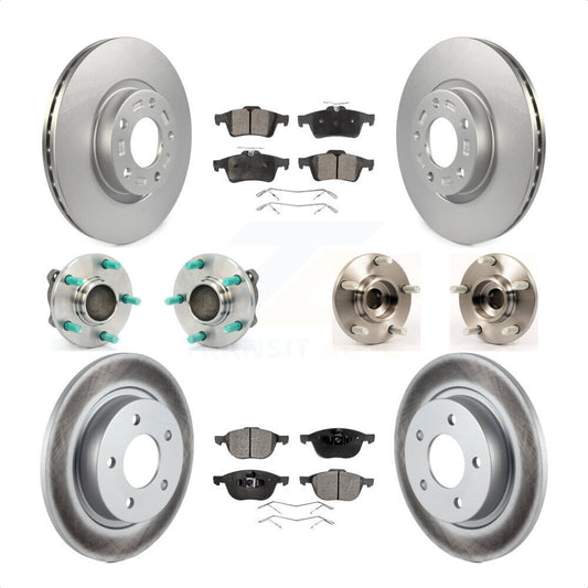 [Avant + Arrière] Kit d'ensemble roulement de roue et moyeu pour Mazda 3 2.3L avec Non-ABS KBB-112670 par Transit Auto
