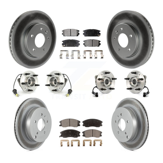 [Avant + Arrière] Kit d'ensemble roulement de roue et moyeu pour Chevrolet Equinox Saturn Vue Captiva Sport Pontiac Torrent Suzuki XL-7 KBB-112677