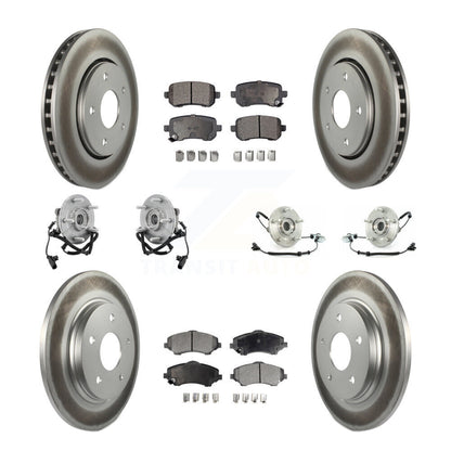 [Avant + Arrière] Kit d'ensemble roulement de roue et moyeu pour Chrysler Town & Country Dodge Grand Caravan Volkswagen Routan KBB-112678