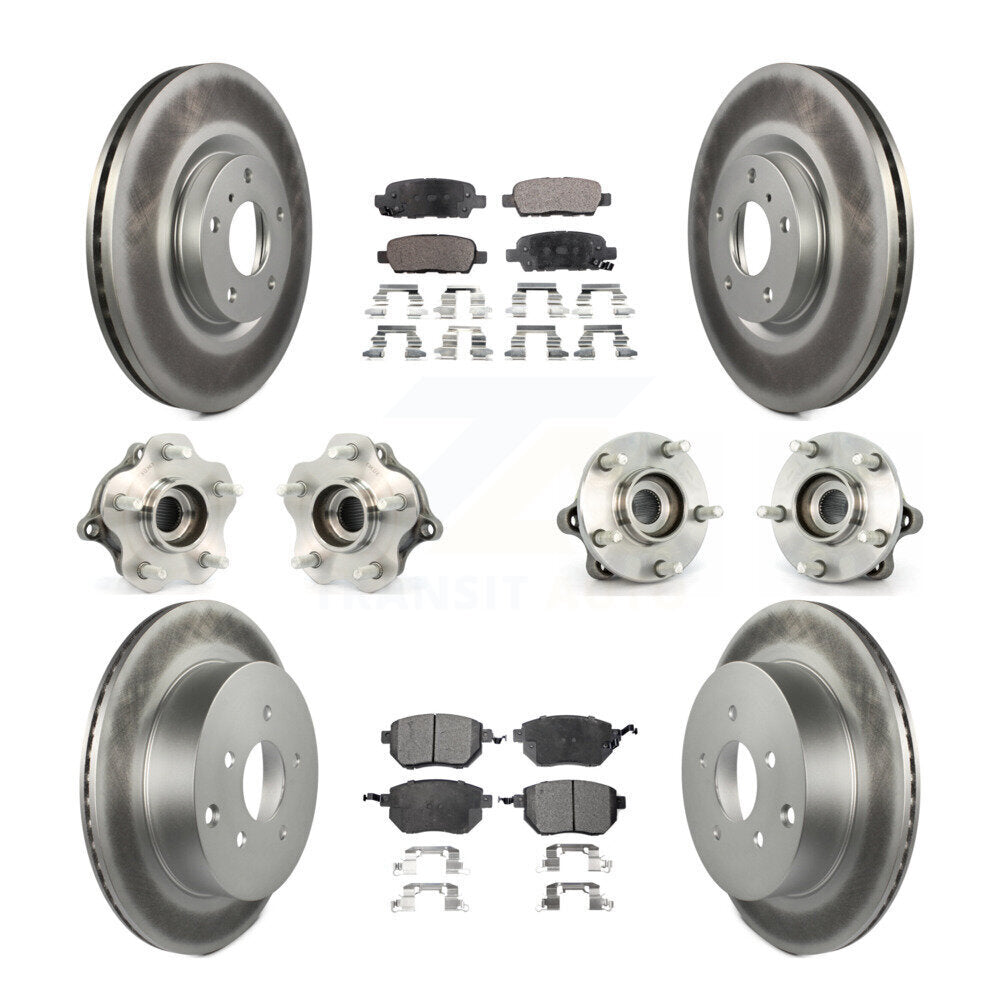 [Avant + Arrière] Kit d'ensemble roulement de roue et moyeu pour 2005-2007 Nissan Murano AWD KBB-112682