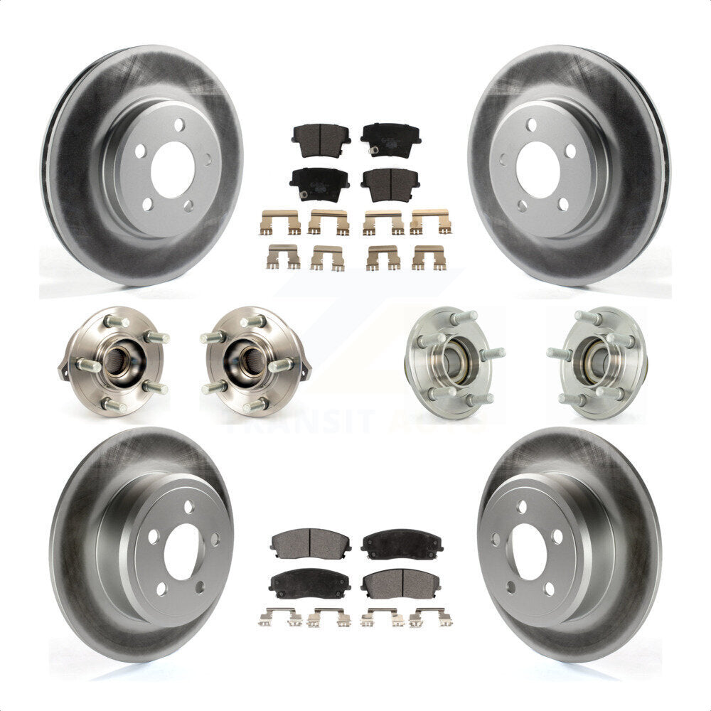 [Avant + Arrière] Kit d'ensemble roulement de roue et moyeu pour Dodge Charger Chrysler 300 Challenger KBB-112683 par Transit Auto