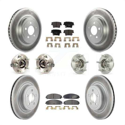 [Avant + Arrière] Kit d'ensemble roulement de roue et moyeu pour Dodge Charger avec Police Package KBB-112685 par Transit Auto