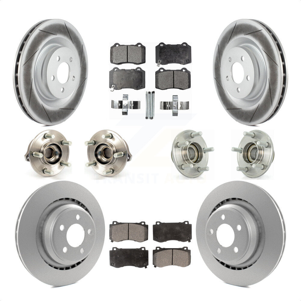 [Avant + Arrière] Kit d'ensemble roulement de roue et moyeu pour Dodge Charger Chrysler 300 Challenger KBB-112686 par Transit Auto